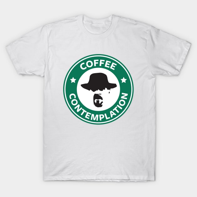 Coffee & Contemplation T-Shirt by FlyNebula